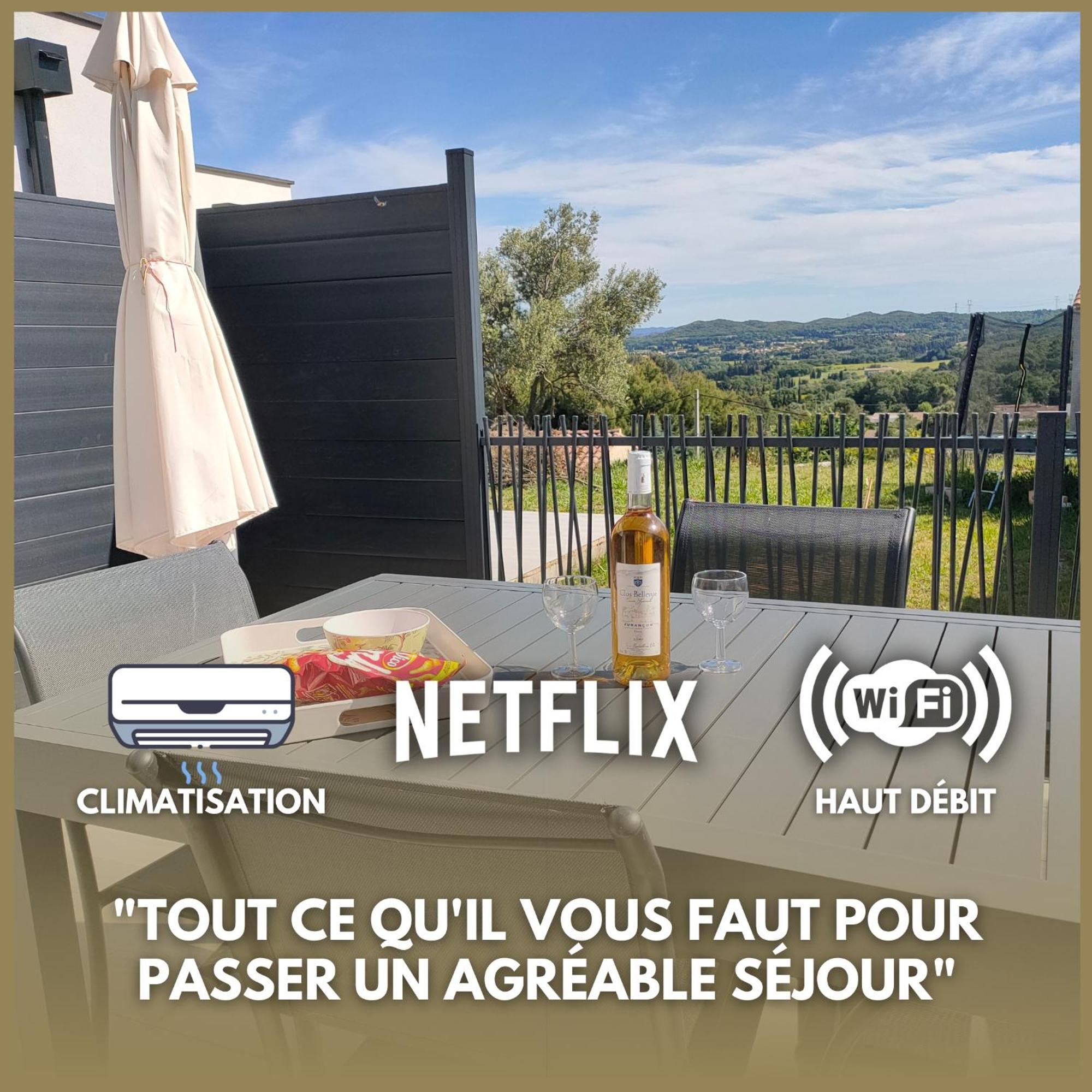 Avignon Appart Hôtel contemporain au calme avec vue Rochefort-du-Gard Exterior foto